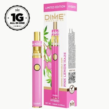 front image of Limited Edition Pink Lemon Haze 1000mg All in One Device