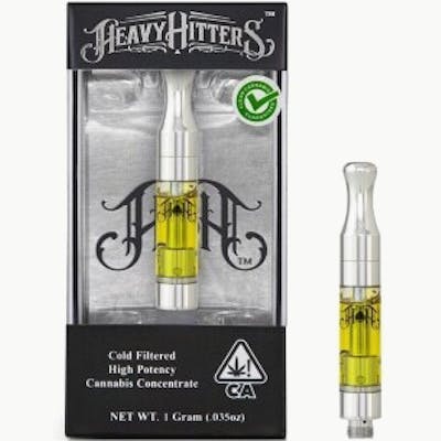 image showing front of 1g Cart Gelato heavy hitters for sale online